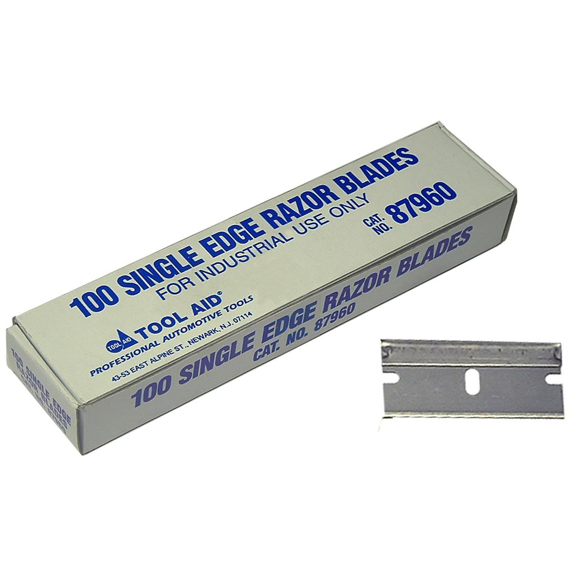SG Tool Aid Single Edge Razor Blades — 100 Pcs, Model# SGT87960